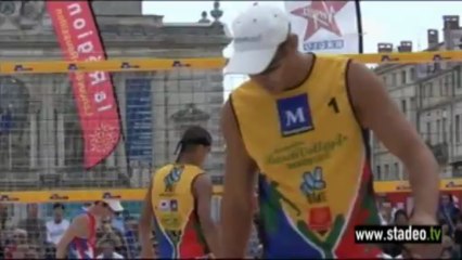 France Afrique du Sud 3ème partie Montpellier Beach Masters 2010 place de la comédie