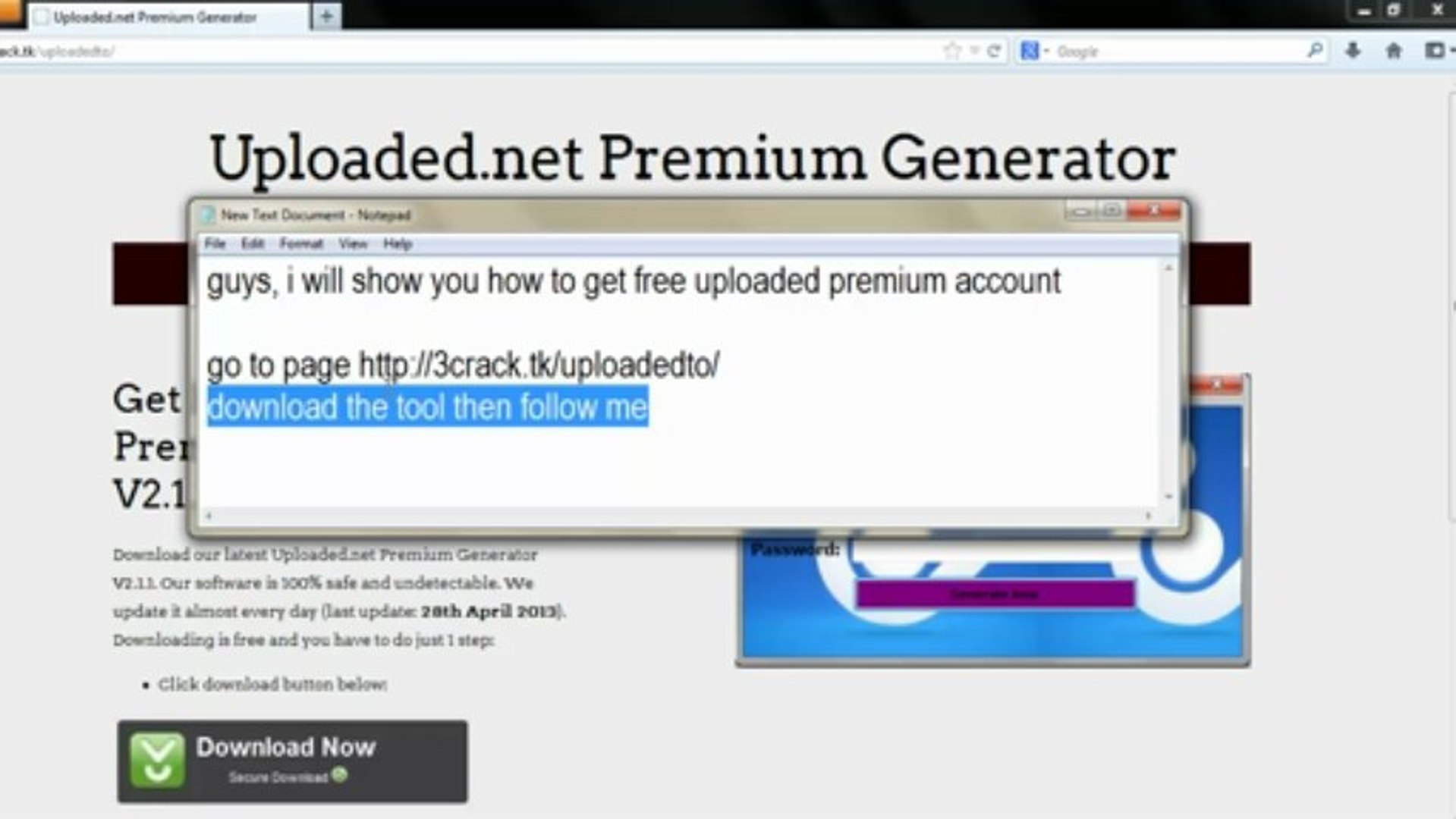 free oron premium account generator 2012 3.0v
