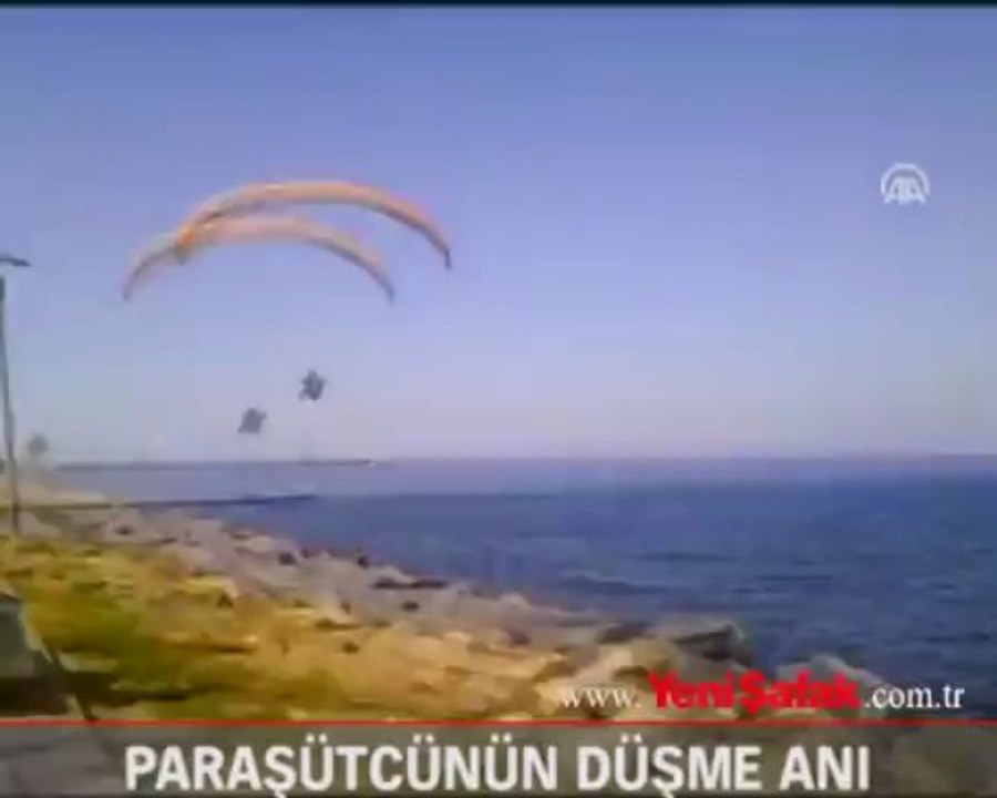 Paraşütcünün düşme anı