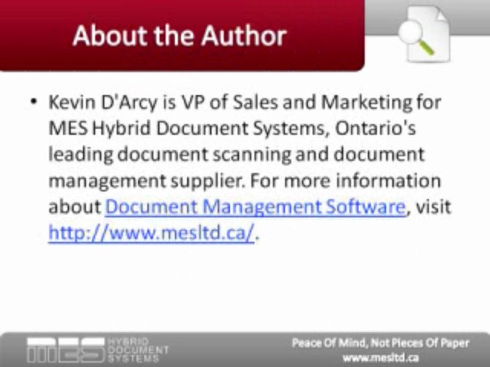 Document Management Software Helps Accomplish Corporate Goals