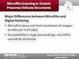 Microfilm Scanning in Ontario Preserves Delicate Documents