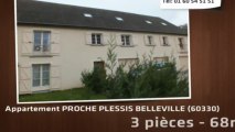 A vendre - appartement - PROCHE PLESSIS BELLEVILLE (60330) - 3 pièces - 68m²
