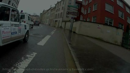 les cyclistes ça respecte rien