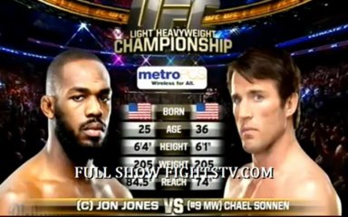 Chael Sonnen vs Jon Jones Highlights
