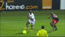 But Andy DELORT (82ème pen) - AC Ajaccio - Montpellier Hérault SC (2-1) - saison 2012/2013