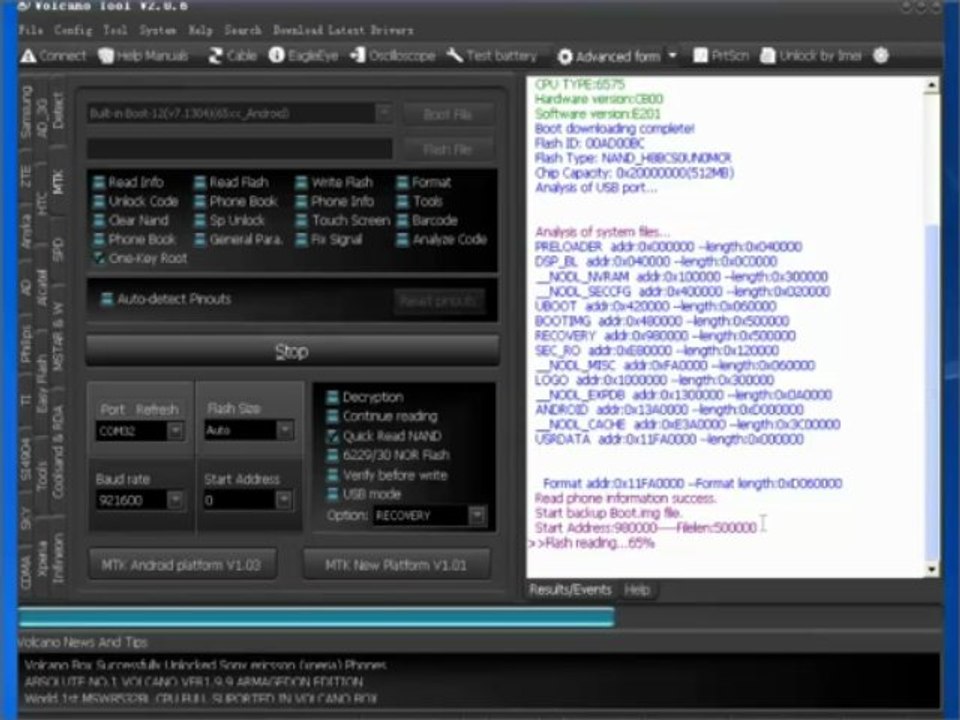 VolcanoBox worlds 1st Android Recovery File rea...