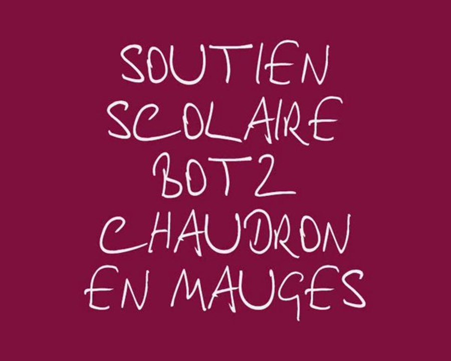 Soutien scolaire Botz en Mauges Chaudron en Mauges