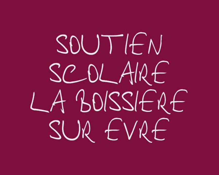 Soutien scolaire la Boissière sur Evre