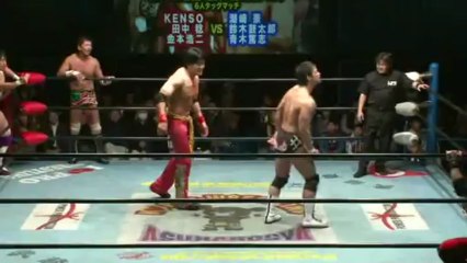 04. KENSO, Kanemoto & Minoru vs Shiozaki, Suzuki & Aoki - (AJPW 04/20/13)