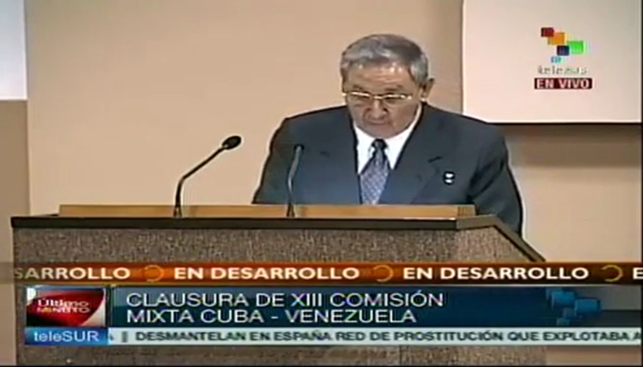 Raúl Castro rinde homenaje a Chávez, el mejor amigo de Cuba