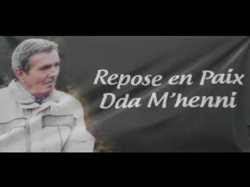 M'HENNI_ "Jedjiga" diaporama hommage au chanteur kabyle M'HENNI AMROUN (1938-2012)
