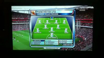 Arsenal - Manchester United Guard Of Honour 28/04/2013