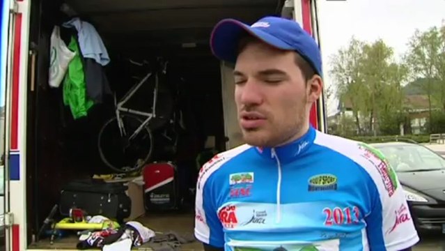 Interview de Gérard Ophra Bofrost Prorace Cycling Team avant le départ de la 4ème étape du Tour du Jura