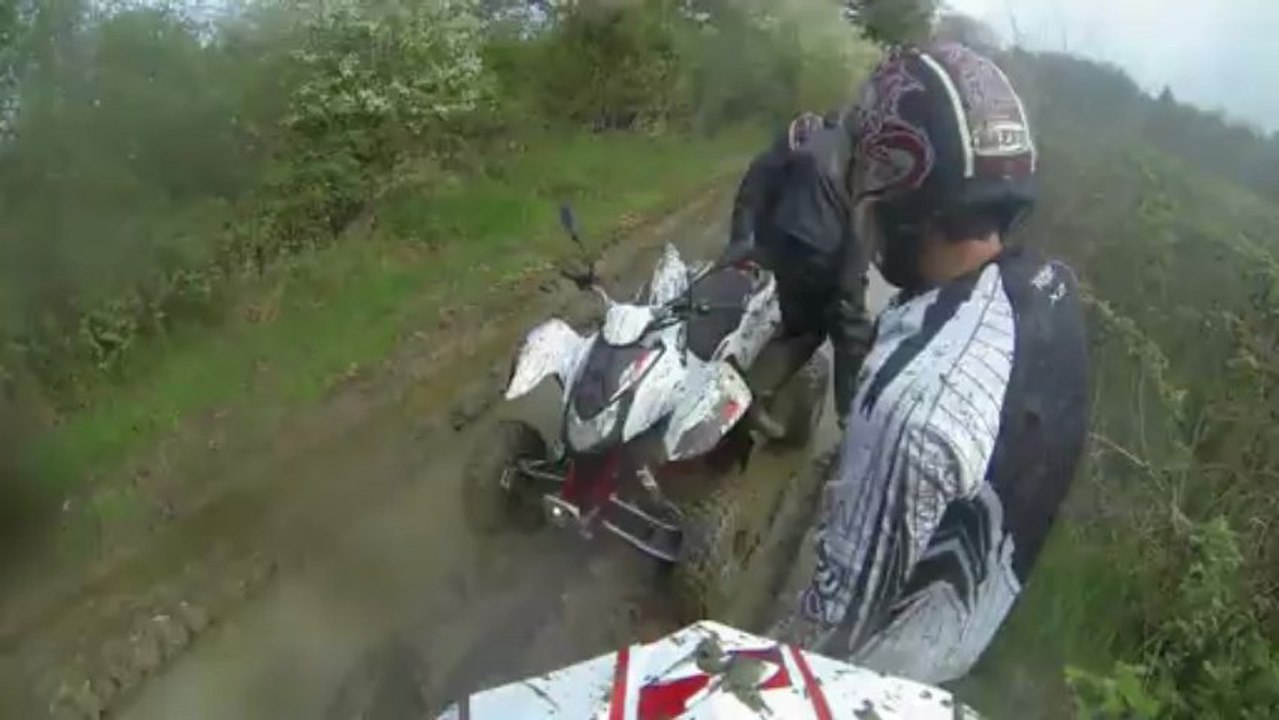 sortie quad avec nico , steph et gerard