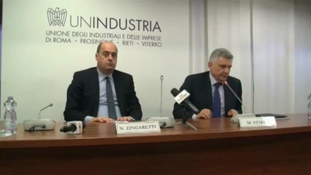 Zingaretti incontra gli imprenditori del Lazio: torneremo a combattere a testa alta
