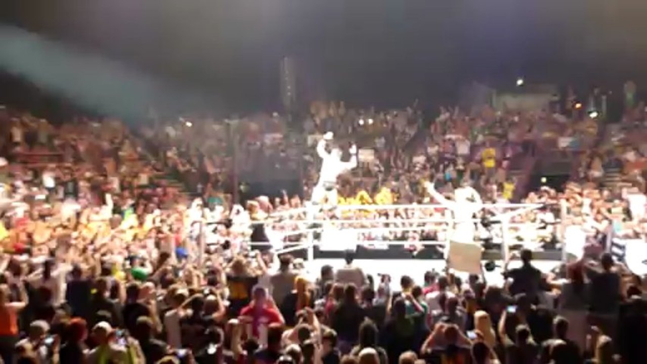 15 - Match par équipe  Randy Orton et The New Age Outlaws contre The Shield