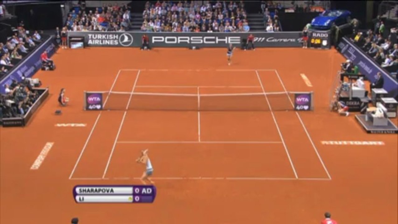 Stuttgart: Titel plus Porsche, gelungener Tag für Scharapowa