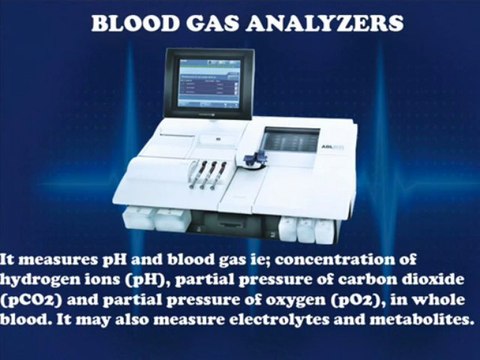 Analyzers used in medical lab