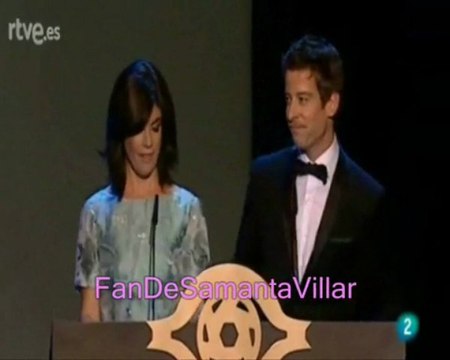 Samanta Villar y Manu Baqueiro Premios Iris 25-04-2013