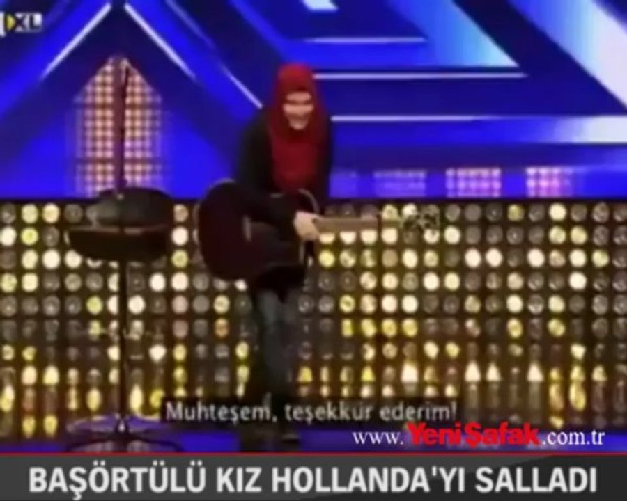 Başörtülü kız Hollanda'yı salladı