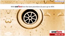 With Oneflare, hire the best plumbers & save up to 40%