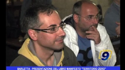 Barletta | Presentazione del libro-manifesto "Territorio Zero"