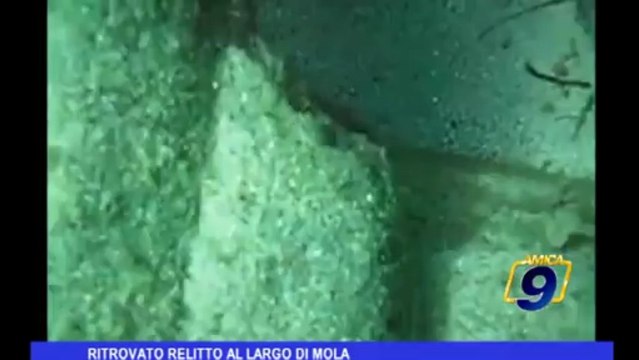 Ritrovato relitto al Largo di Mola