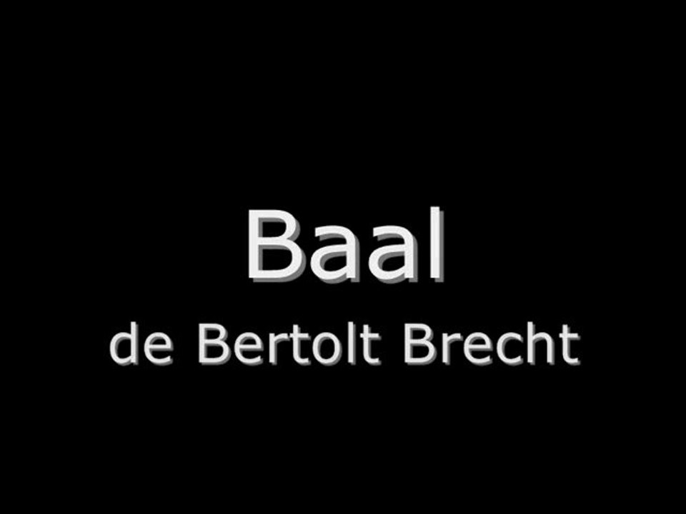 Fi Théâtre U.T.M. 2011 (avril) Baal (filage)