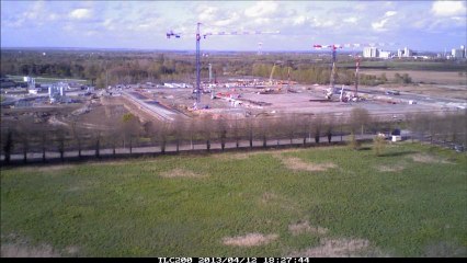 Le chantier du stade du 12 au 25 avril 2013 !