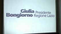 Giulia Bongiorno presenta candidatura alla presdenza del Lazio sigla
