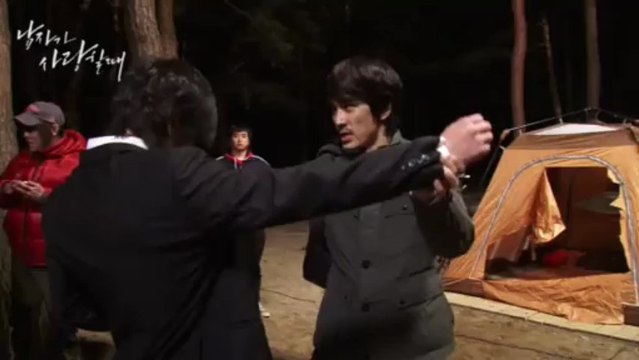 Song Seung Heon When a man loves Sketch 29.4.2013 (HTS fighting scene)
