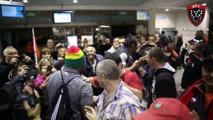 Pilou Pilou et retour avec les joueurs, le 28.04.13.