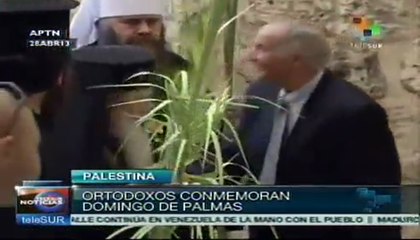 Ortodoxos conmemoran domingo de Palmas
