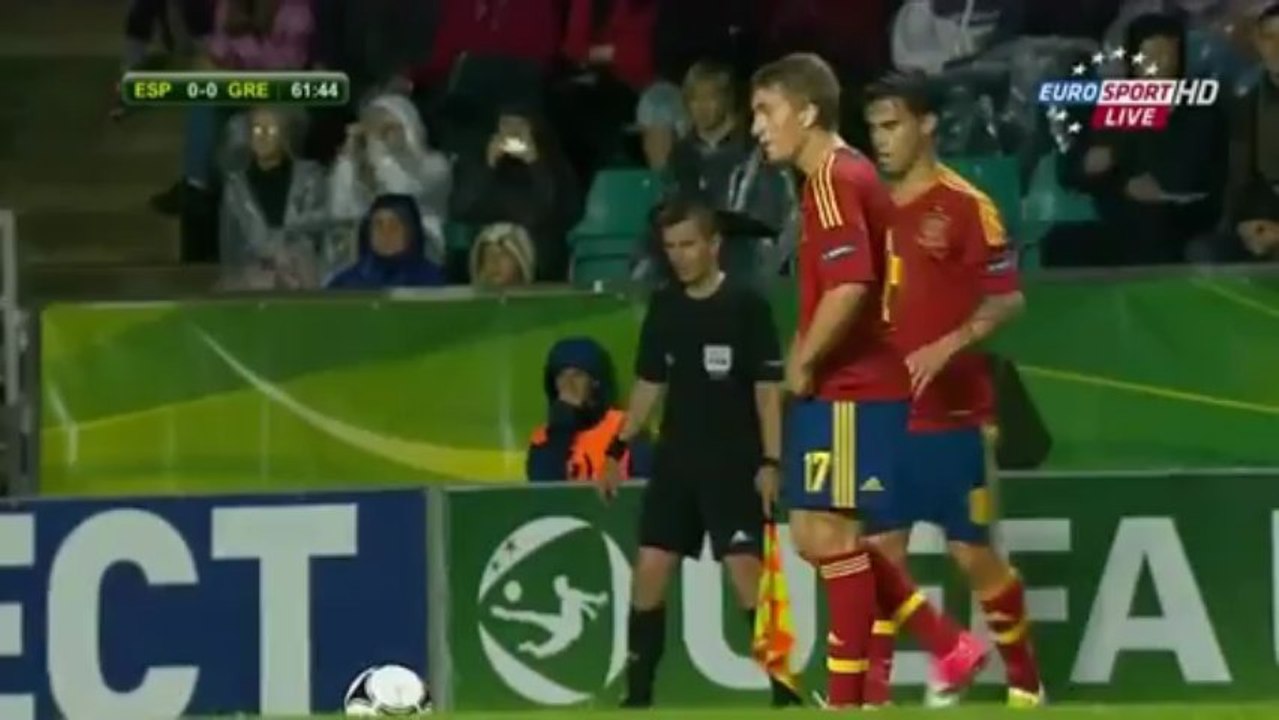 Suso Vs Greece U19 Euro 2012