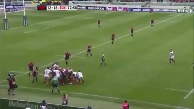 Le drop de Jonny Wilkinson pour le RCT contre les Saracens en H-Cup