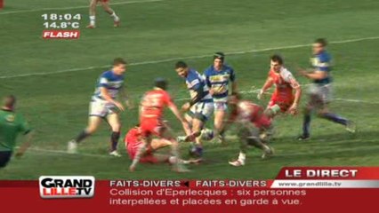 Rugby: Lille s'impose face à Oloron