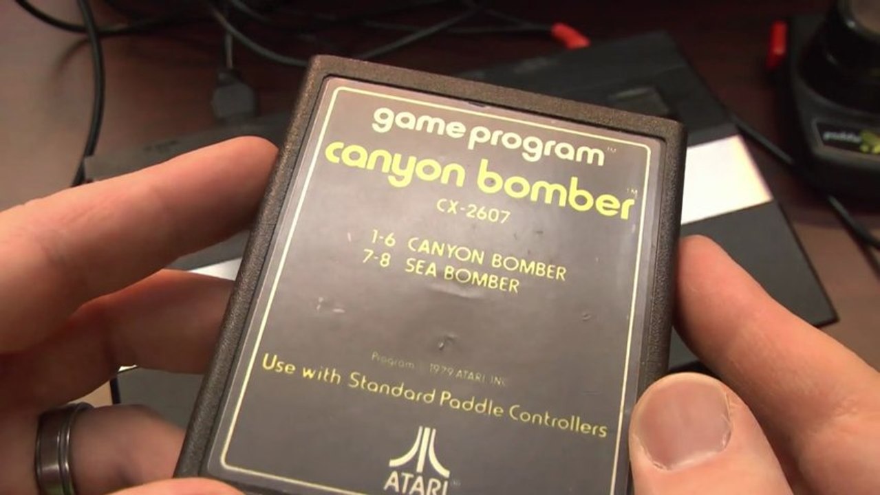 Classic Game Room - CANYON BOMBER review for Atari 2600