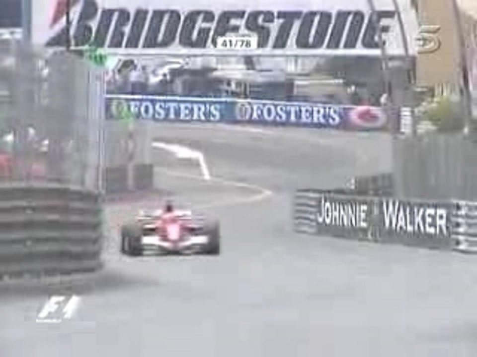 Schumacher remontée à Monaco (2006)