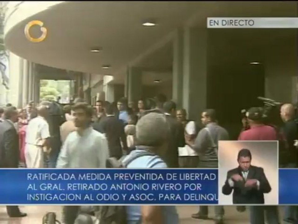 General Antonio Rivero comunica en una carta que está en huelga de hambre