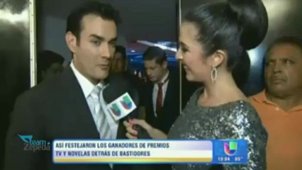 David Zepeda @davidzepeda1  agradecido y feliz con su premio "Mejor Actor Protagónico" || DA