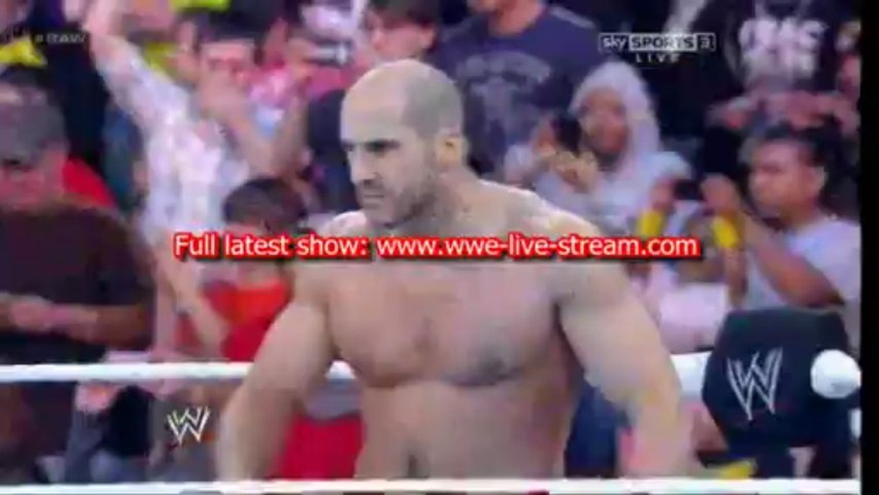 #WWE RAW 29th April 2013 part 9