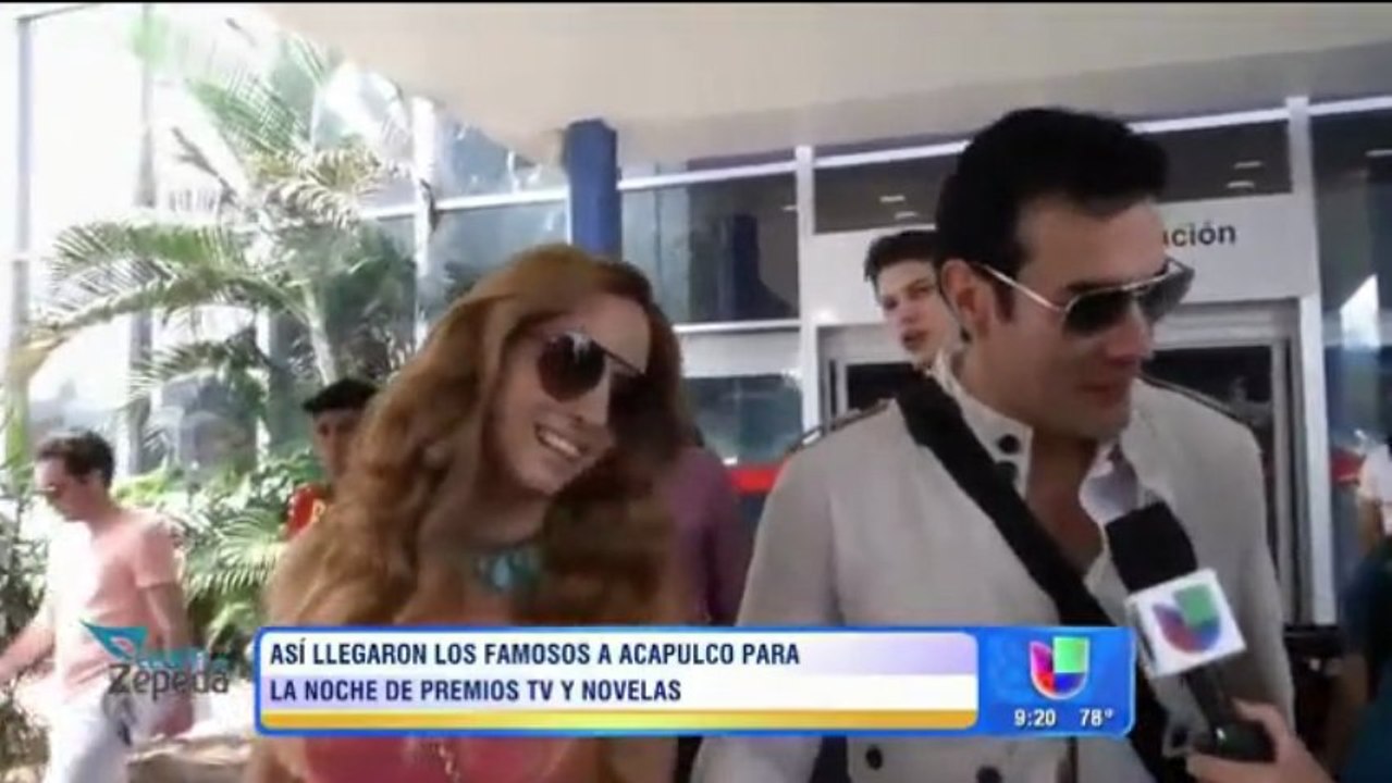David Zepeda @davidzepeda1 llegando a Acapulco para los Premios TVYN 2013 || DA