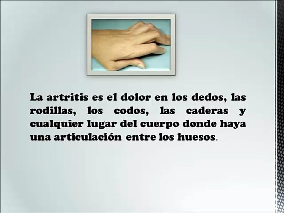 Como Curar la Artritis - metodo contra dolor de artritis