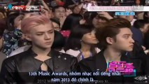 [Vietsub] 130423 Music Awards Backstage EXO Cut [ AoE ST]