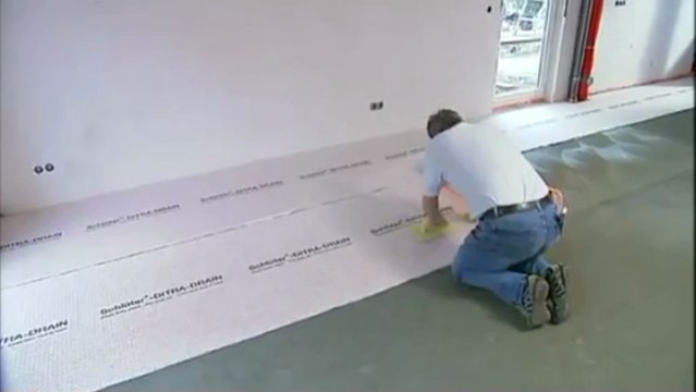 Укладка плитки на утеплитель