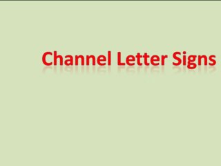 Channel Letter Signs