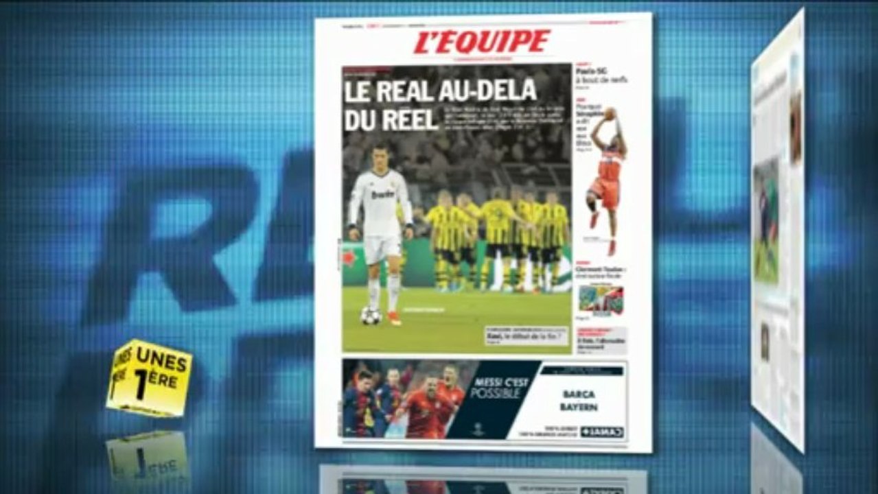 Revue de presse Unes 1ère - 30 avril 2013
