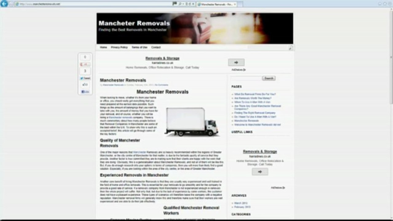 Manchester removals
