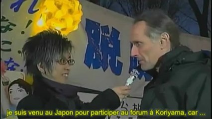 TV Campement antinucléaire Tokyo Décembre 2012