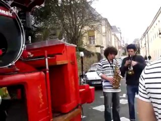 le boeuf avec le groupe du lycée de Saint Calais